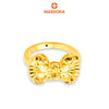 MASDORA 916 Gold Ring Rings Cincin Emas ~ HG Golden Shiny Cutting Bow (EMAS 916/22K)