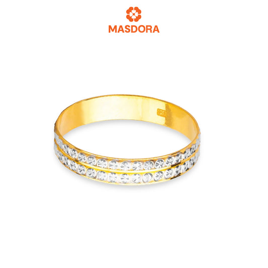 MASDORA 916 Gold Ring Rings Cincin Emas ~ CBR Duotone Double Cutting  (EMAS 916/22K)