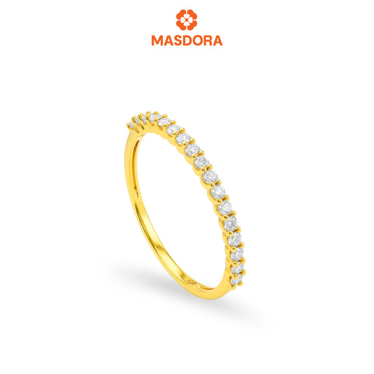 MASDORA 916 Gold Ring Rings Cincin Emas ~ Sparkling Zircon Series (EMAS 916/22K)