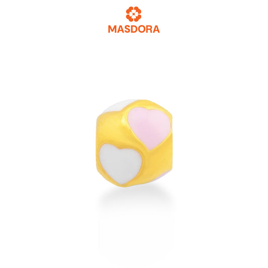 MASDORA 916 Gold Beads Bead Emas ~ Full Heart Ball (EMAS 916/22K)