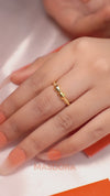 MASDORA 916 Gold Ring Rings Cincin Emas ~ HG Golden Adhere Ribbon (EMAS 916/22K)