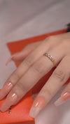 MASDORA 916 Gold Ring Rings Cincin Emas ~ Duotone Dotted Caterpillar (EMAS 916/22K)