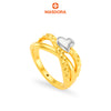 MASDORA 916 Gold Ring Rings Cincin Emas ~ HG Duotone Myriad Heart (EMAS 916/22K)