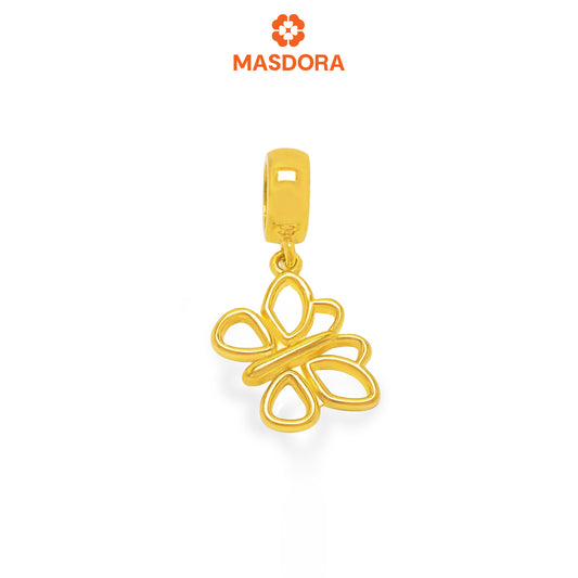 MASDORA 916 Gold Charms Charm Emas ~ Charming Papillon (EMAS 916/22K)