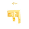 MASDORA 916 Gold Beads Bead Emas ~ Alphabet 3D - F (EMAS 916/22K)