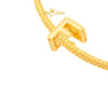 MASDORA 916 Gold Beads Bead Emas ~ Alphabet 3D - F (EMAS 916/22K)