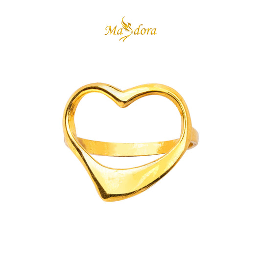 MASDORA 916 Gold Ring Rings Cincin Emas ~ Modern Fancy Sincero Love (EMAS 916/22K)