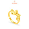 MASDORA 916 Gold Ring Rings Cincin Emas ~ HG Triple Genuine Butterfly (EMAS 916/22K)