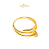MASDORA 916 Gold Ring Rings Cincin Emas ~ Sparkling Layered Nail (EMAS 916/22K)
