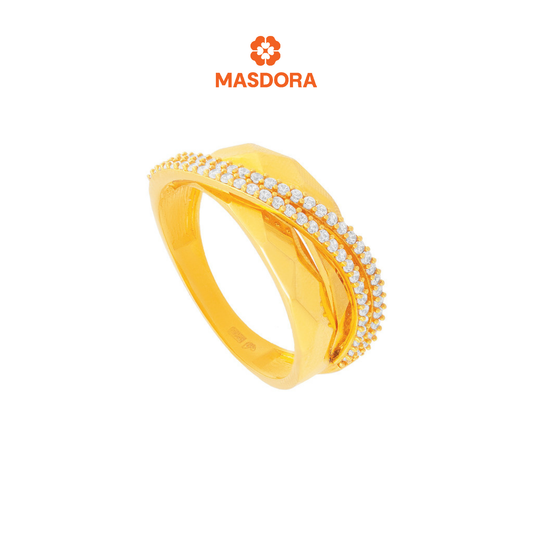 MASDORA 916 Gold Ring Rings Cincin Emas ~ Emirates Star Gamila (EMAS 916/22K)