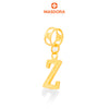 MASDORA 916 Gold Charms Charm Emas ~ Alphabet Z (EMAS 916/22K)