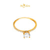 MASDORA 916 Gold Ring Rings Cincin Emas ~ Sparkling Zircon Solitaire (EMAS 916/22K)