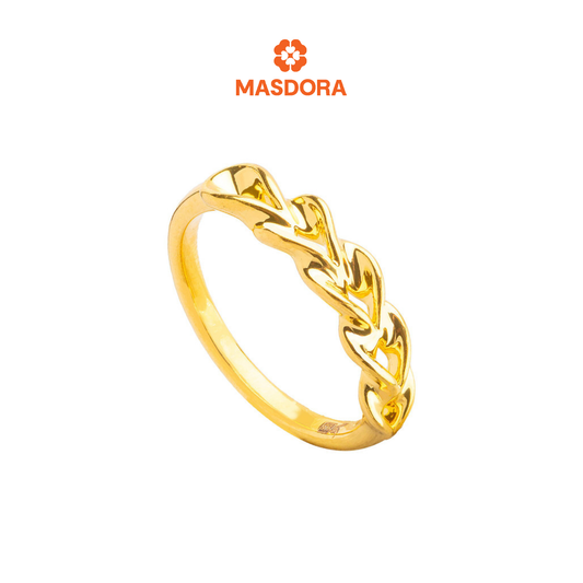 MASDORA 916 Gold Ring Rings Cincin Emas ~ HG New Flipped Knot (EMAS 916/22K)