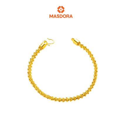 MASDORA 916 Gold Bracelet Rantai Tangan Emas ~ Starry True Love (EMAS 916/22K)