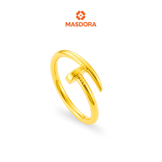 MASDORA 916 Gold Ring Rings Cincin Emas ~ Just A Nail (EMAS 916/22K)