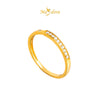 MASDORA 916 Gold Ring Rings Cincin Emas ~ Minimalist Band (EMAS 916/22K)