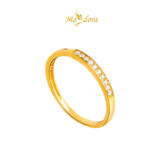 MASDORA 916 Gold Ring Rings Cincin Emas ~ Minimalist Band (EMAS 916/22K)