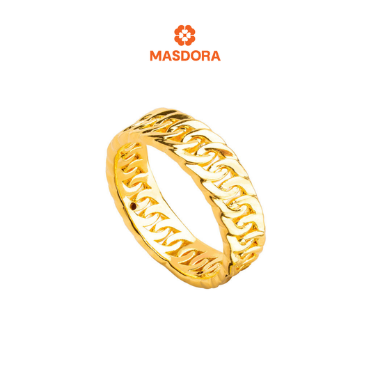MASDORA 916 Gold Ring Rings Cincin Emas ~ HG Kait Lipan 5mm (EMAS 916/22K)
