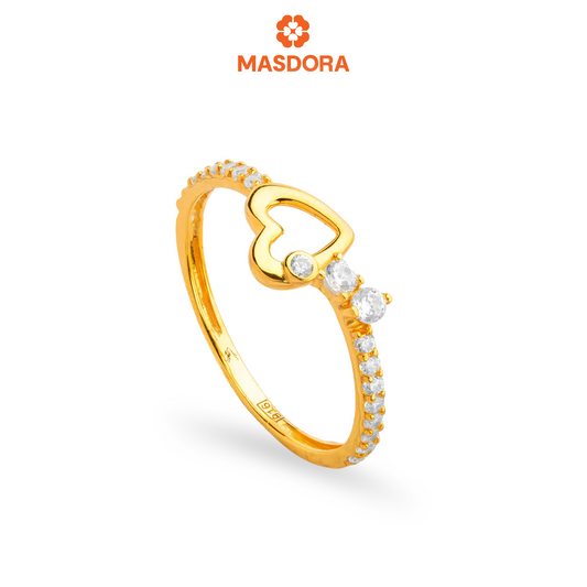 MASDORA 916 Gold Ring Rings Cincin Emas ~ Sparkling Sincero Gleam (EMAS 916/22K)