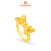 MASDORA 916 Gold Ring Rings Cincin Emas ~ HG Golden Filigree Ribbon (EMAS 916/22K)