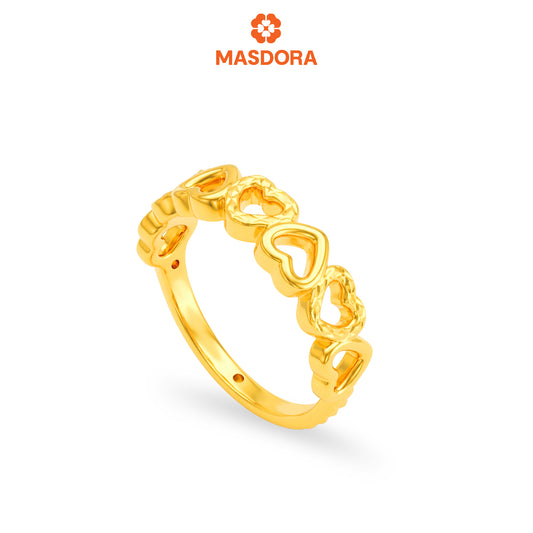 MASDORA 916 Gold Ring Rings Cincin Emas ~ HG Upside Down Sincero (EMAS 916/22K)