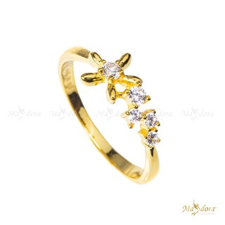 Masdora Blooming Floral Ring (Emas 916)