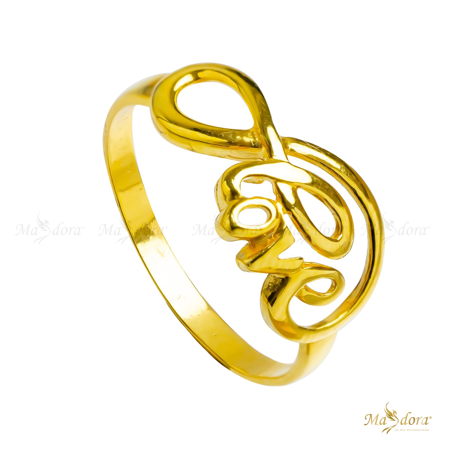 Infinity Love Ring 1C (Emas 916)