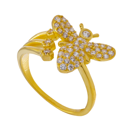 Masdora Bee In Love Ring (Emas 916)