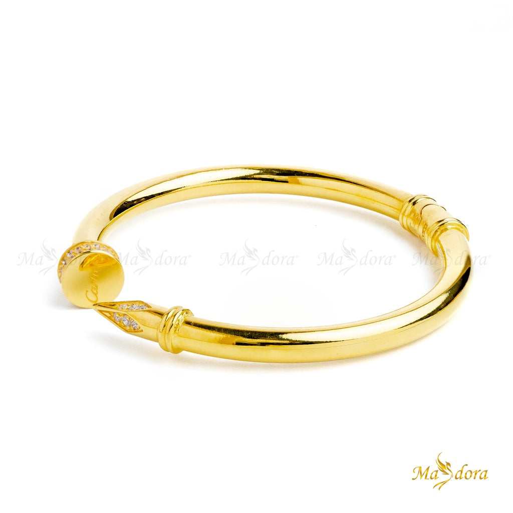 Exclusive Lovely Nail Bangle (Emas 916)