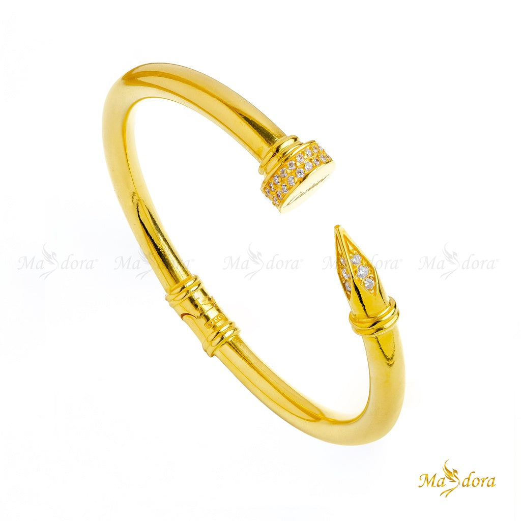 Exclusive Lovely Nail Bangle (Emas 916)