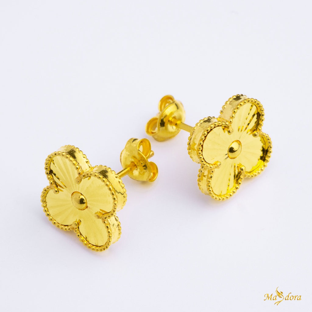 Clovers (VC) Full Gold Earring (Emas 916)