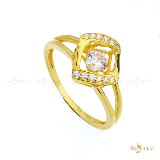Masdora Luxu Dancing Guarding Love Ring (Emas 916)