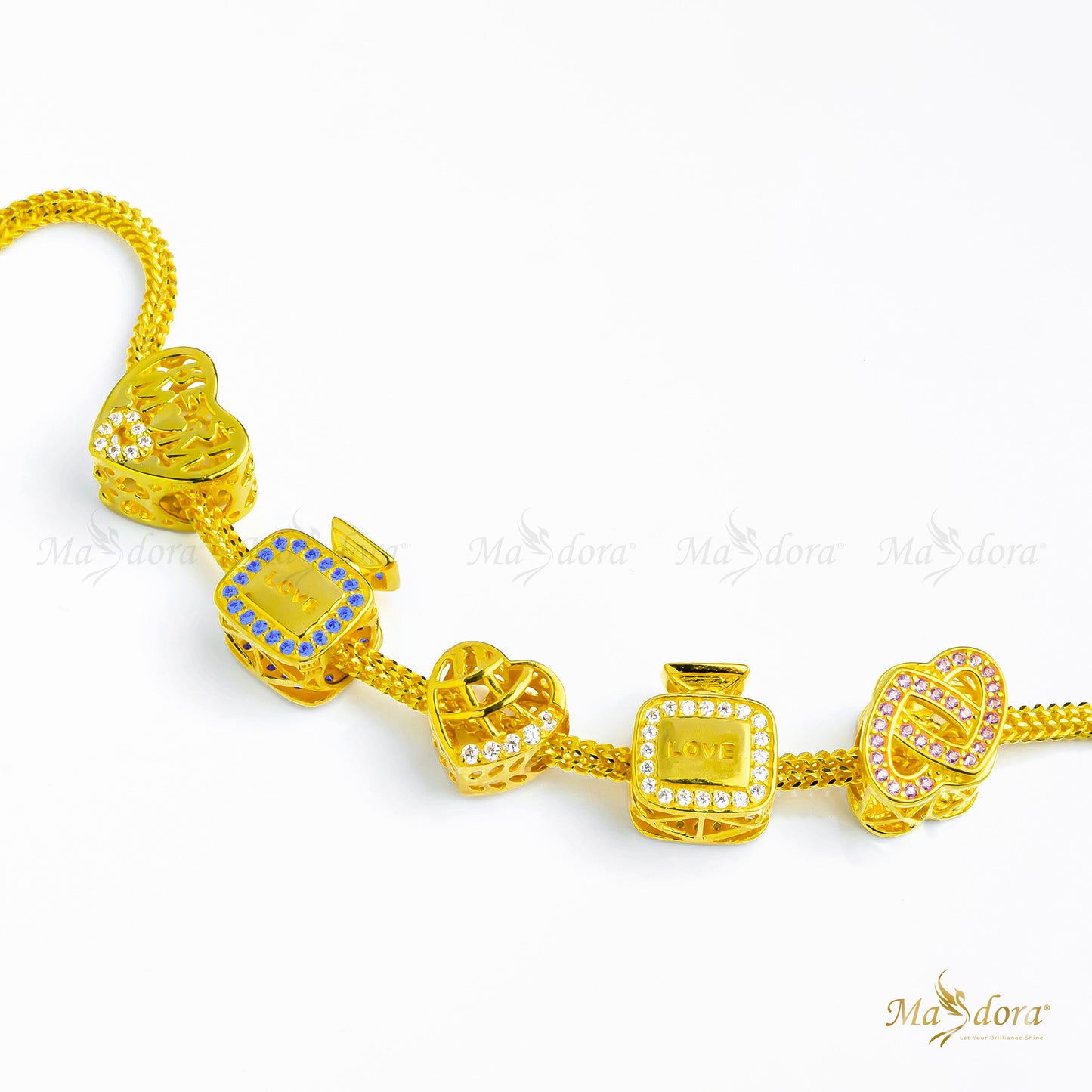 Masdora Beads ~ Lovely Brands Series (Emas 916)