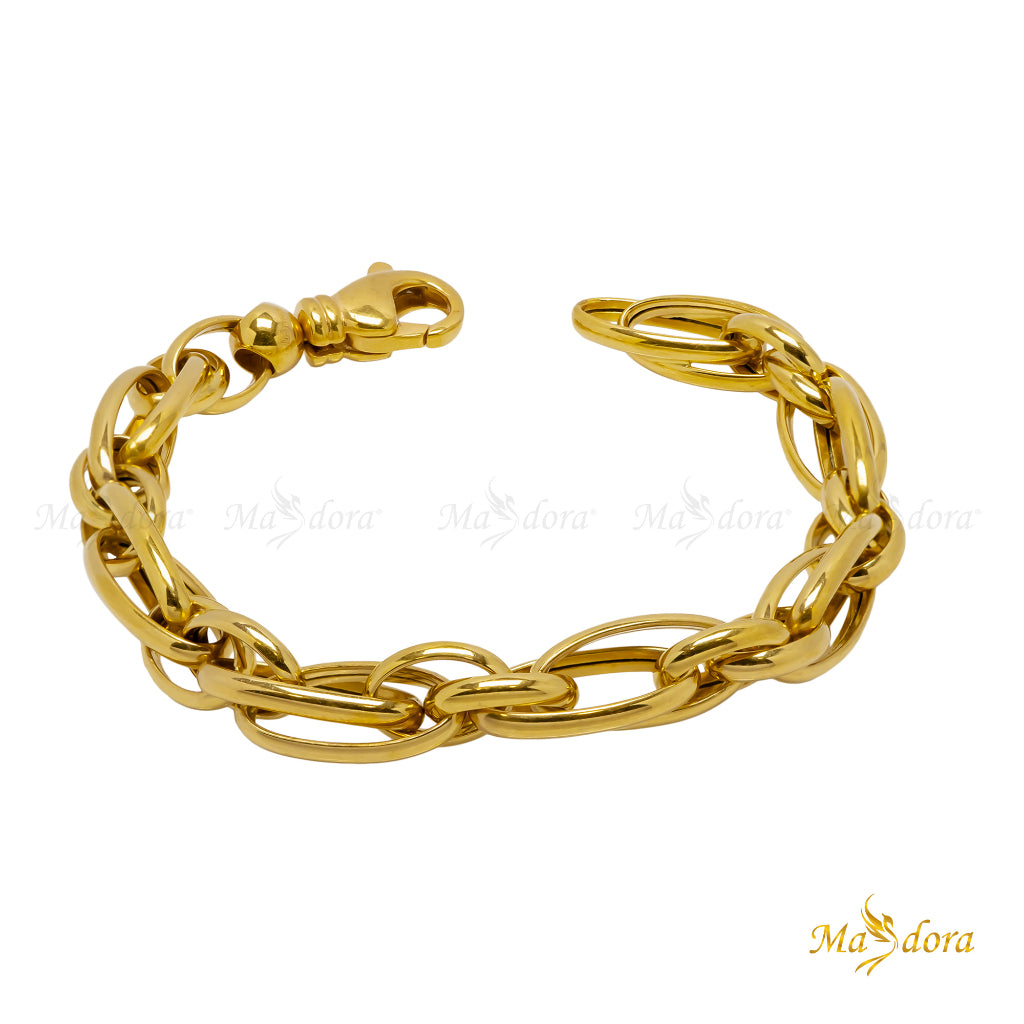 Emirates Star Lucia Gold Bracelet (Emas 916)